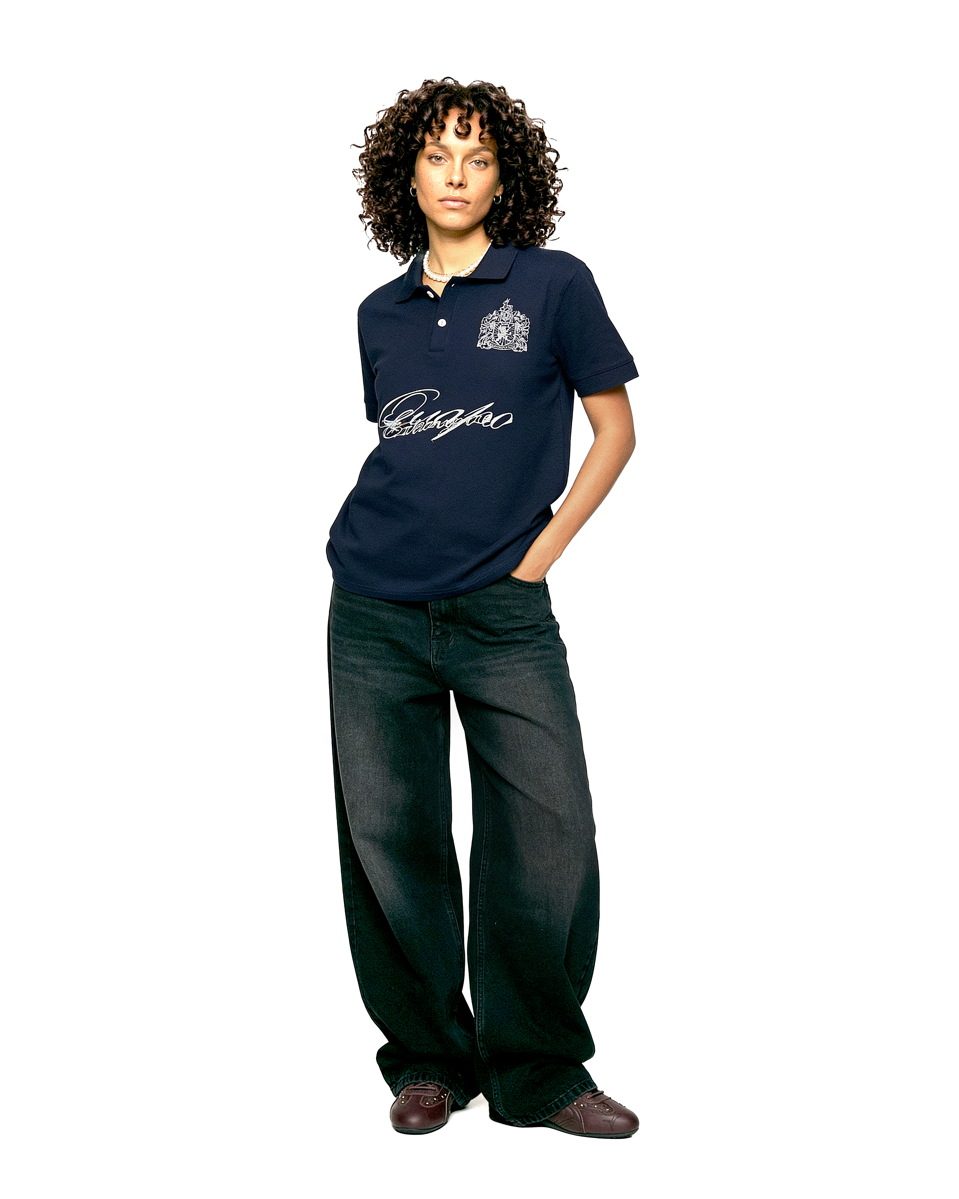 signature polo - navy
