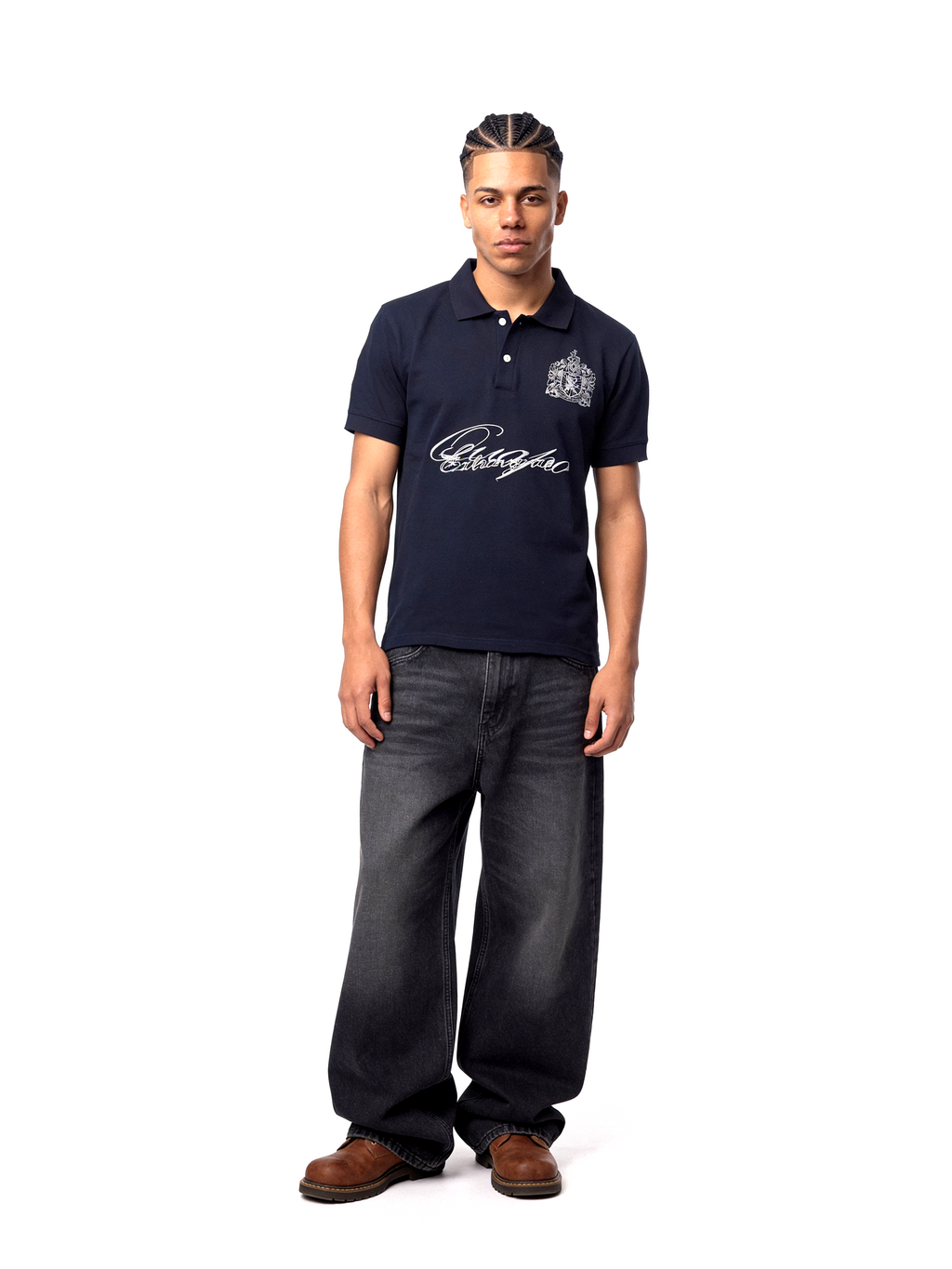 signature polo - navy