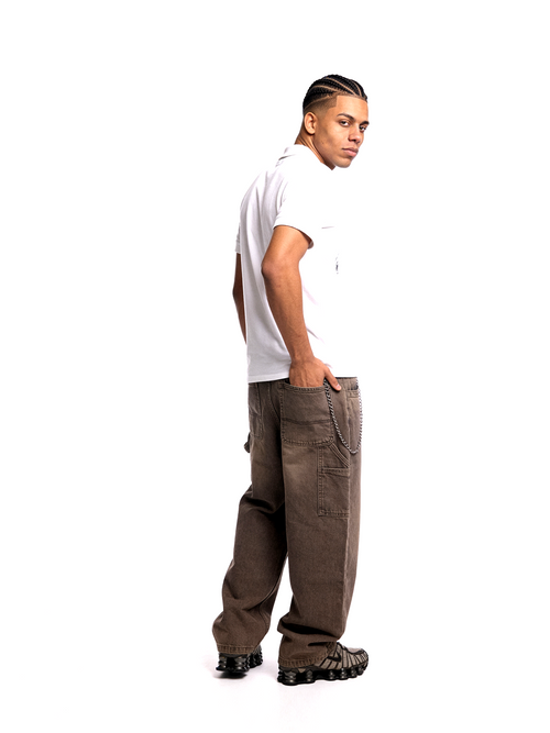 signature polo - white